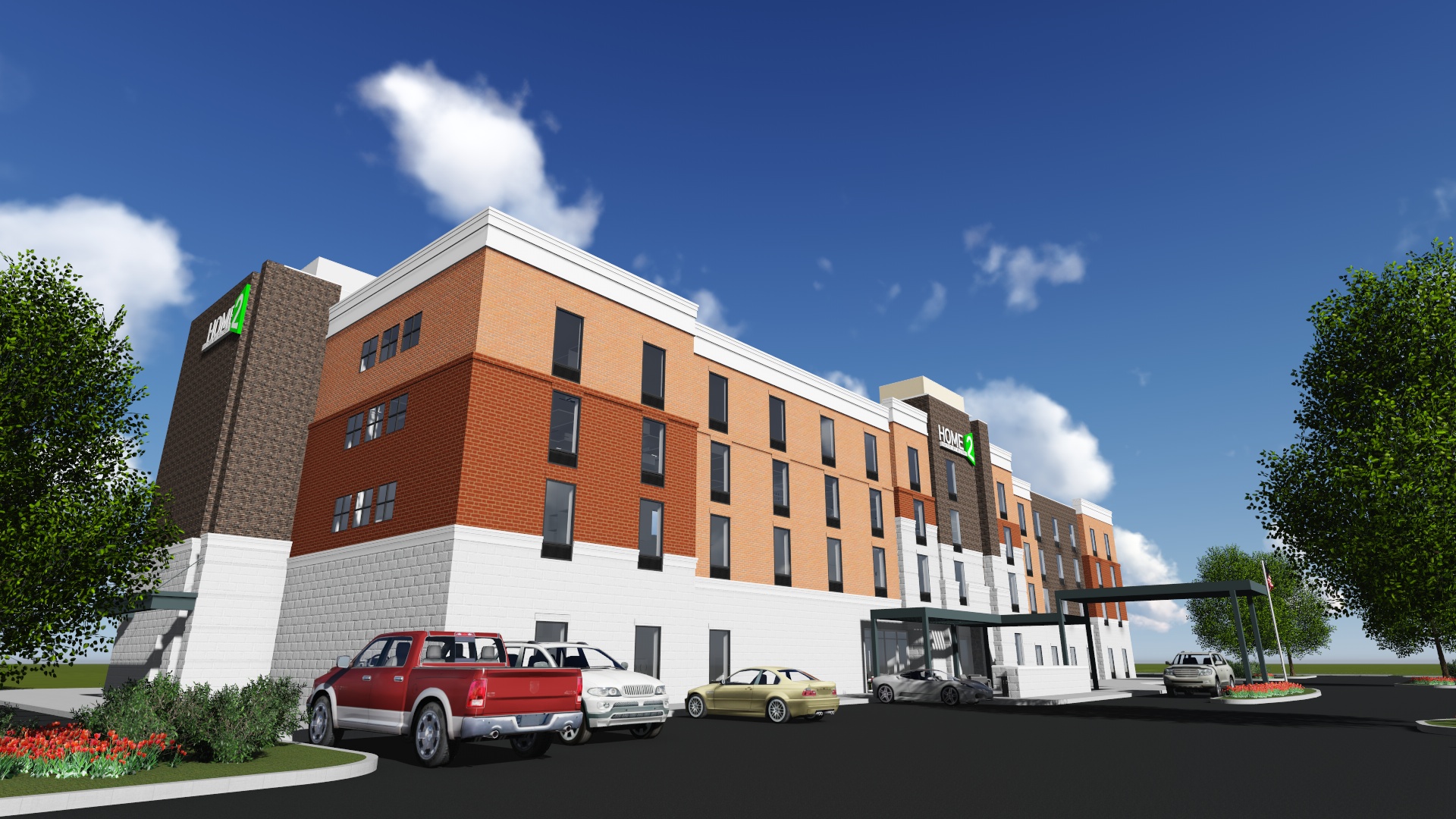Home2 Suites by Hilton Florence Rendering